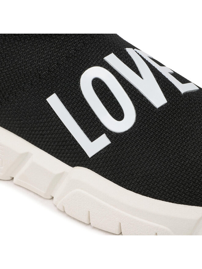 LOVE MOSCHINO Сникърси LOVE MOSCHINO JA15123G1FIZ800A Черен