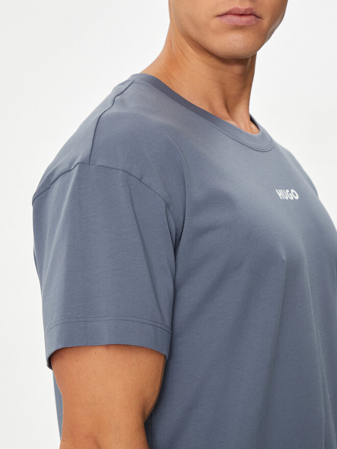 HUGO HUGO Camiseta Linked 50518646 Azul Relaxed Fit