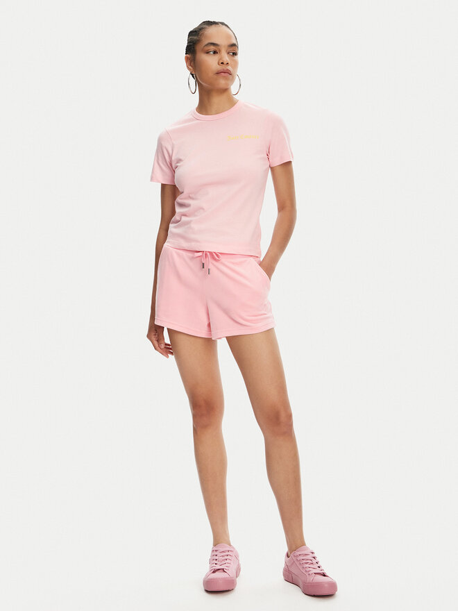 Juicy Couture Juicy Couture Camiseta La Beach JCWCT125319 Rosa Regular Fit