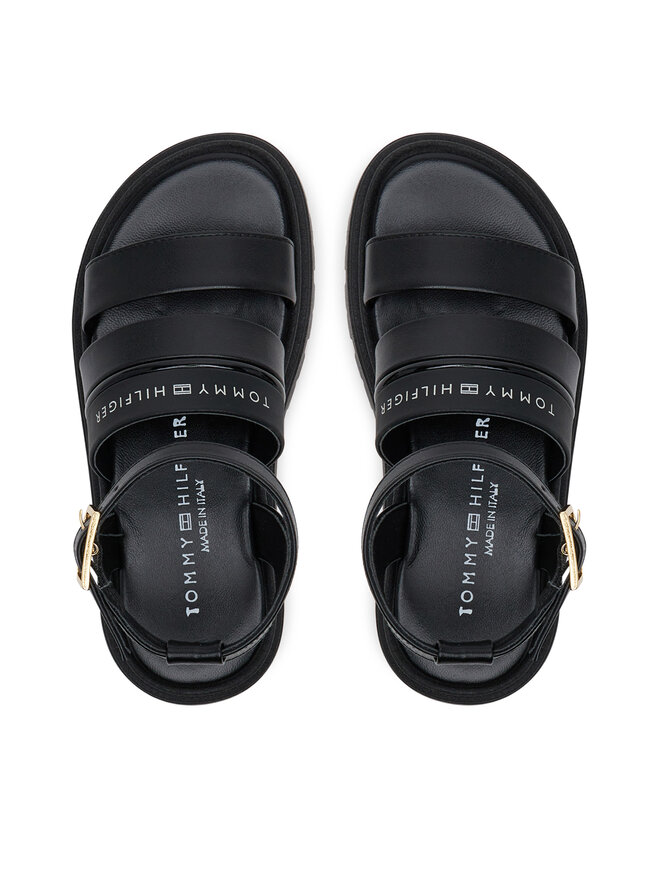 Tommy Hilfiger Sandalen Tommy Hilfiger Sandal T4A2-33798-0371 M Schwarz
