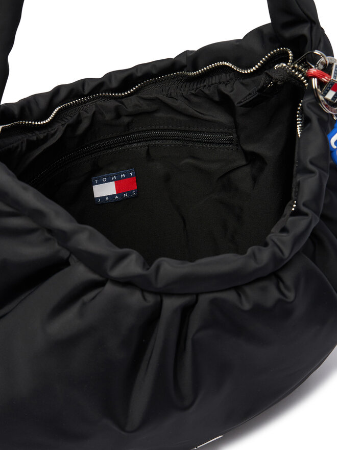 Tommy Jeans Handtasche Tommy Jeans Tjw Icon Charms Hobo AW0AW18783 Schwarz