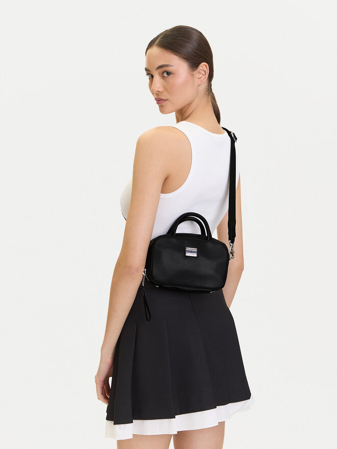 Tommy Jeans Geantă Tommy Jeans Tjw American Cool Trunk AW0AW17294 Negru