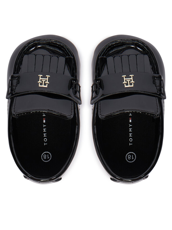Tommy Hilfiger Krabbelschuhe Tommy Hilfiger T0A4-35055-1847999 Schwarz