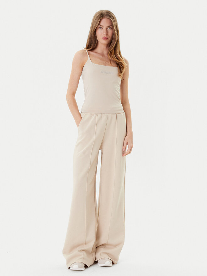 Guess Guess Marškinėliai V5GP22 J1314 Smėlio Slim Fit