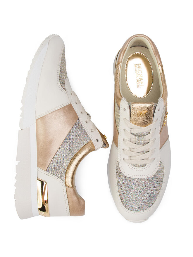 Sneakers MICHAEL Michael Kors Allie Trainer 43S9ALFS4L Beige | eschuhe.de