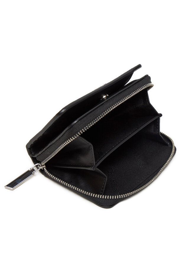 Calvin Klein Μικρό Πορτοφόλι Γυναικείο Calvin Klein Ck Must Md Zip Around K60K612355 Μαύρο