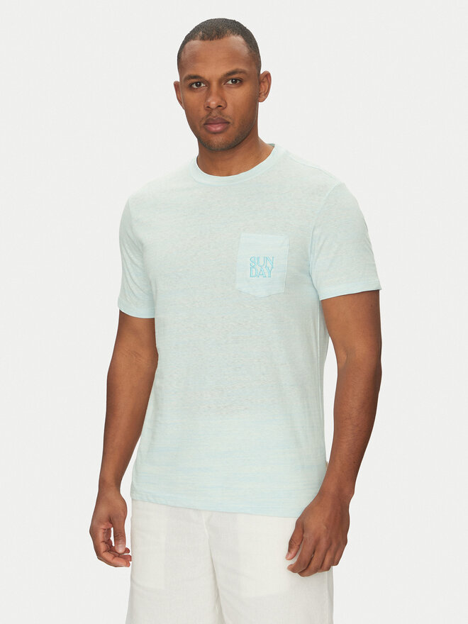 Blend Blend T-shirt 20718299 Zelena Regular Fit