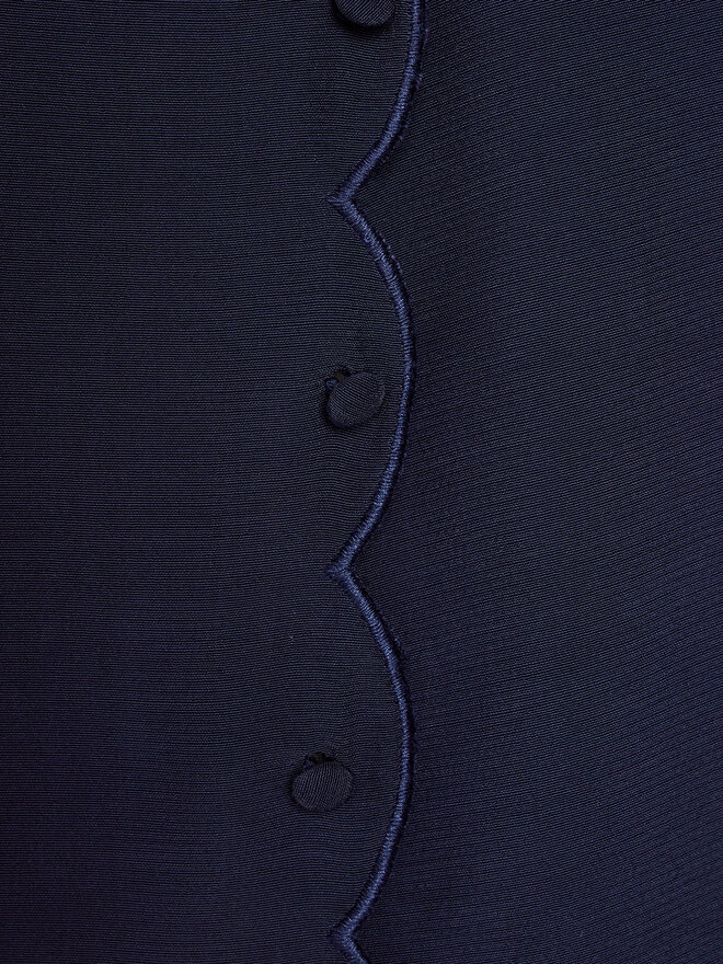 NAF NAF NAF NAF Top Ilina C1 YHNC26 Tamnoplava Regular Fit