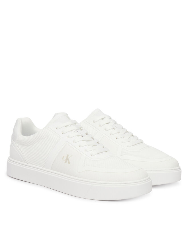 Calvin Klein Sneakers Calvin Klein Classic Cups Laceup Knit HM0HM02130 Weiß