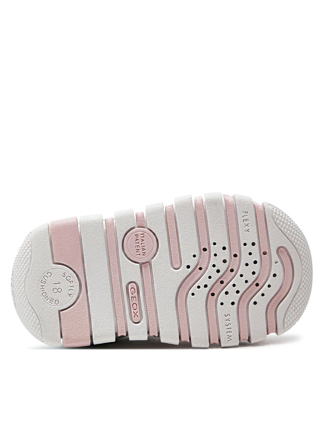 Geox Sneakersy Geox B Iupidoo Girl B3558C 022AS C1Z8A Bílá