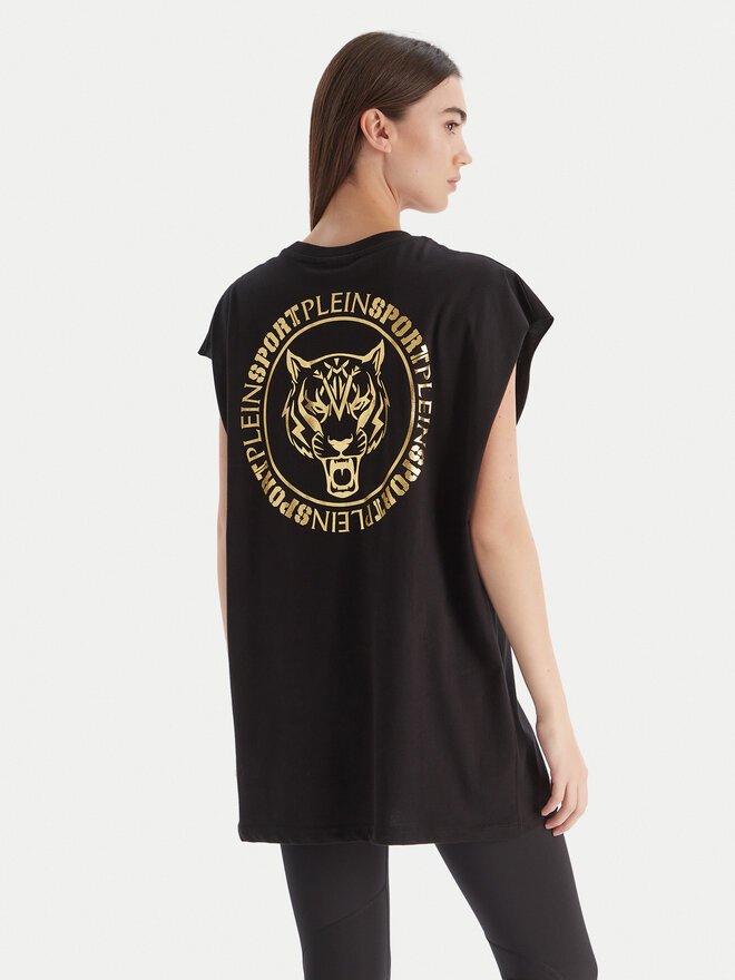 Plein Sport Plein Sport Tank-Top PAEC MRK0104 STE001N Schwarz Regular Fit