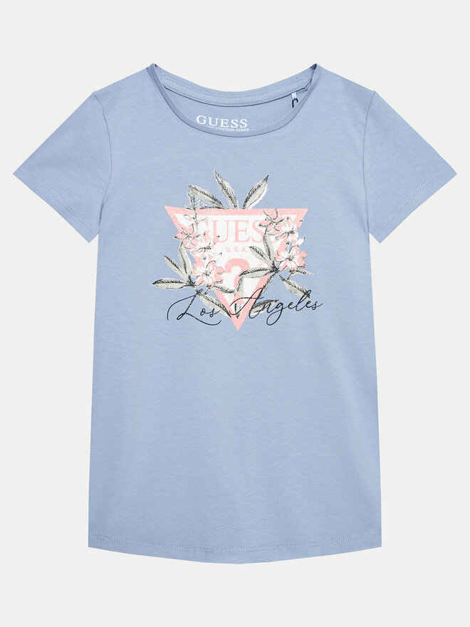 Guess Guess Marškinėliai J4BI25 J1314 Mėlyna Regular Fit