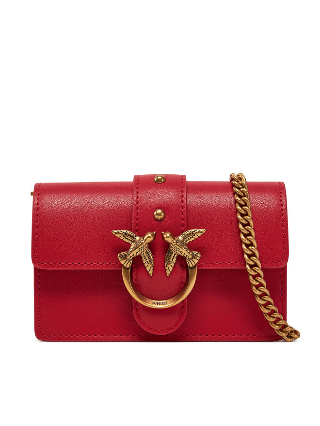 PINKO Τσάντα PINKO Love One Micro C . AI 24-25 PCPL 100064 A0F1 Κόκκινο