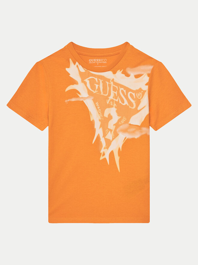 Guess Guess Póló L5GI20 K8HM4 Narancssárga Regular Fit