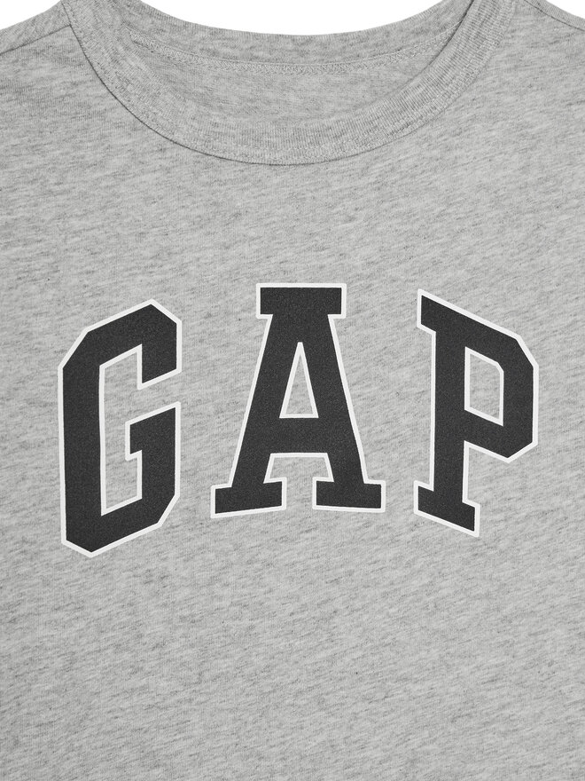 Gap Gap Marškinėliai 708370-01 Pilka Regular Fit