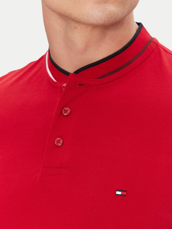 Tommy Hilfiger Tommy Hilfiger Pólóing Mao MW0MW34752 Piros Slim Fit