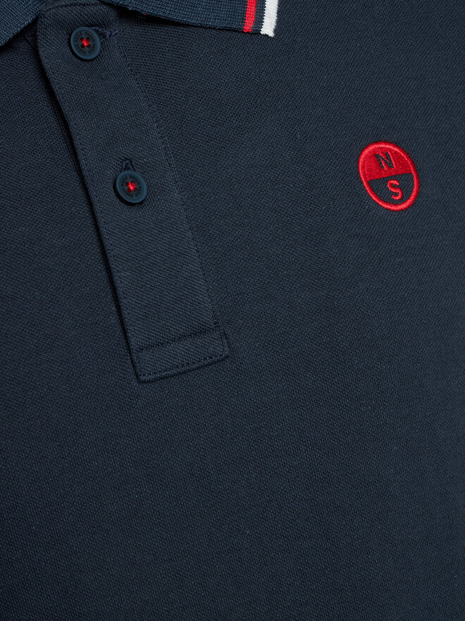 North Sails North Sails Polo marškinėliai 692455 Tamsiai mėlyna Regular Fit