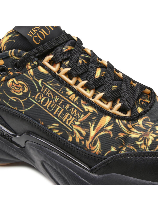Versace Jeans Couture Sneakersy Versace Jeans Couture 72YA3SW2 Čierna