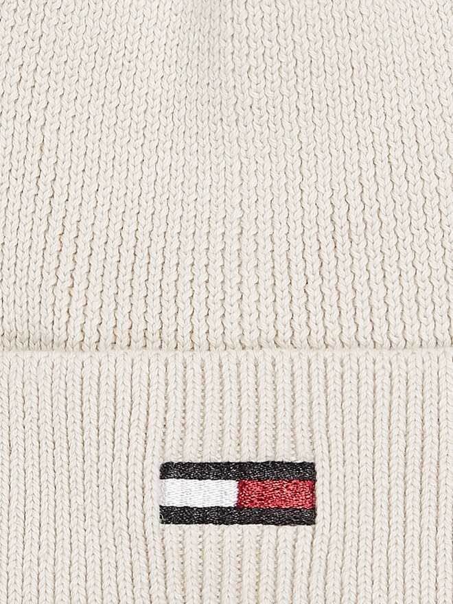 Tommy Hilfiger Czapka Tommy Hilfiger Elongated Flag AW0AW16777 Beżowy