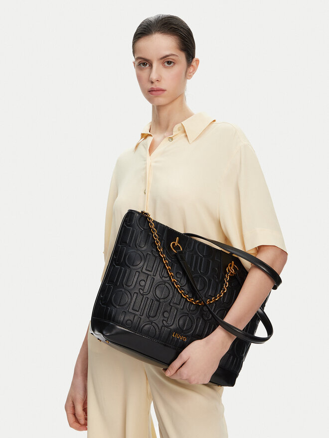 Liu Jo Soma Liu Jo Ecs M Tote AA5197 E0538 Melns