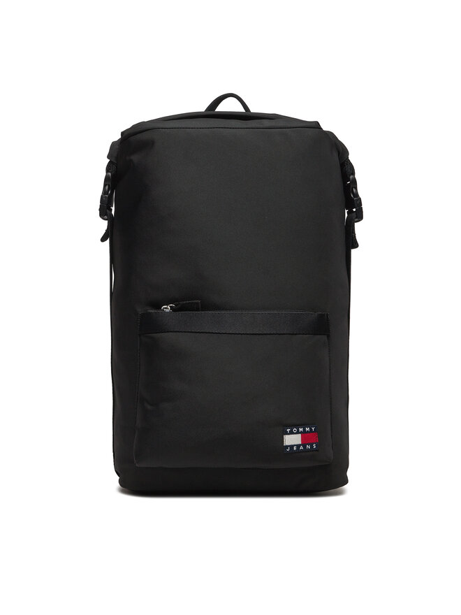 Tommy Jeans Ruksak Tommy Jeans Tjm Daily Rolltop Backpack AM0AM11965 Čierna