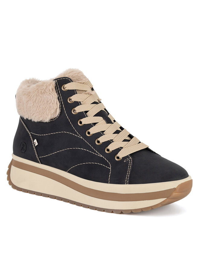 Rieker Revolution Lifestyle Členková obuv Rieker Revolution Lifestyle W0961-01 Čierna