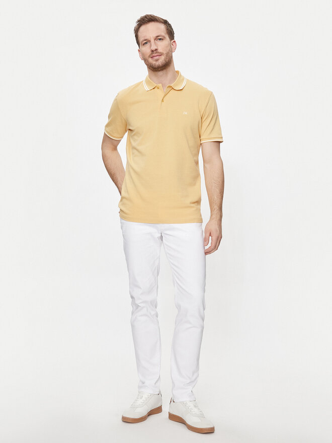Selected Homme Selected Homme Pólóing 16087840 Bézs Regular Fit