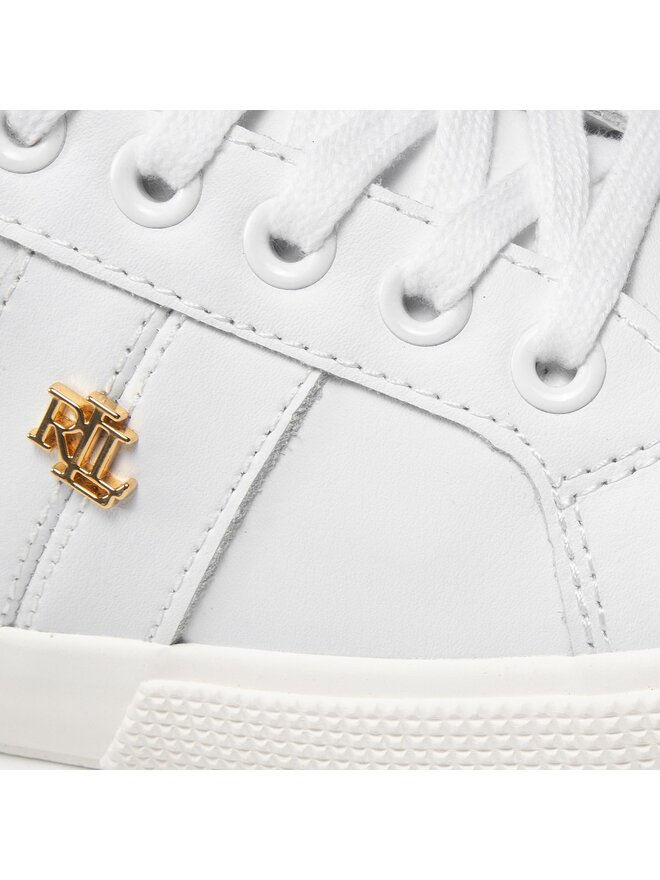 LAUREN RALPH LAUREN Sneakersy Lauren Ralph Lauren Janson II 802830937006 Bílá