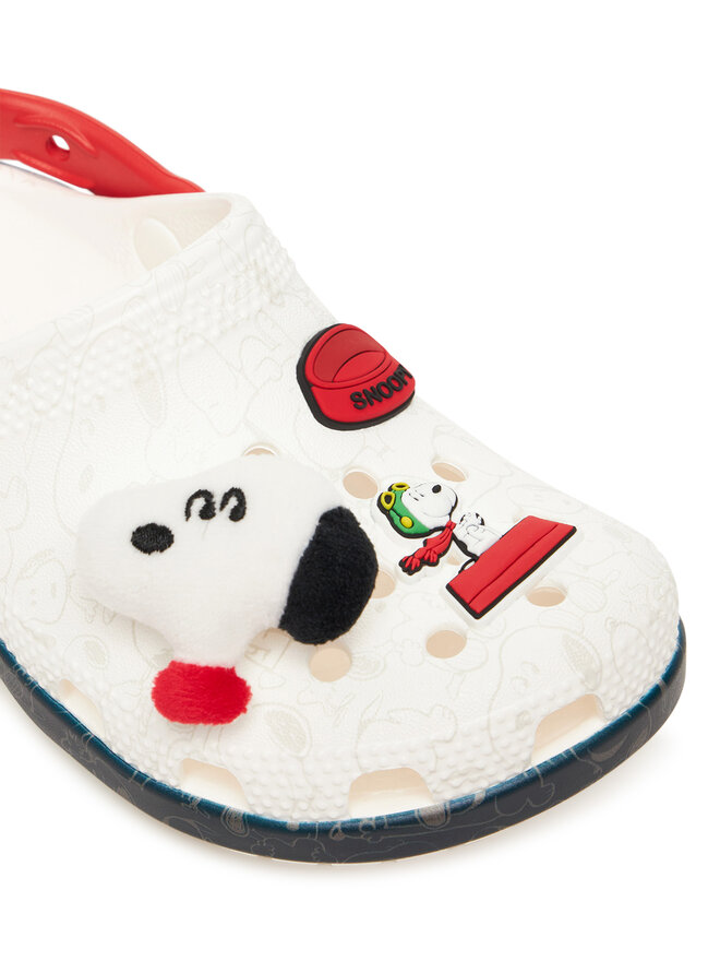 Crocs Чехли Crocs Classic Peanuts 21112 Бял