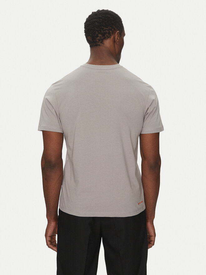 Save The Duck Save The Duck Camiseta DT1194M BESY20 Gris Regular Fit