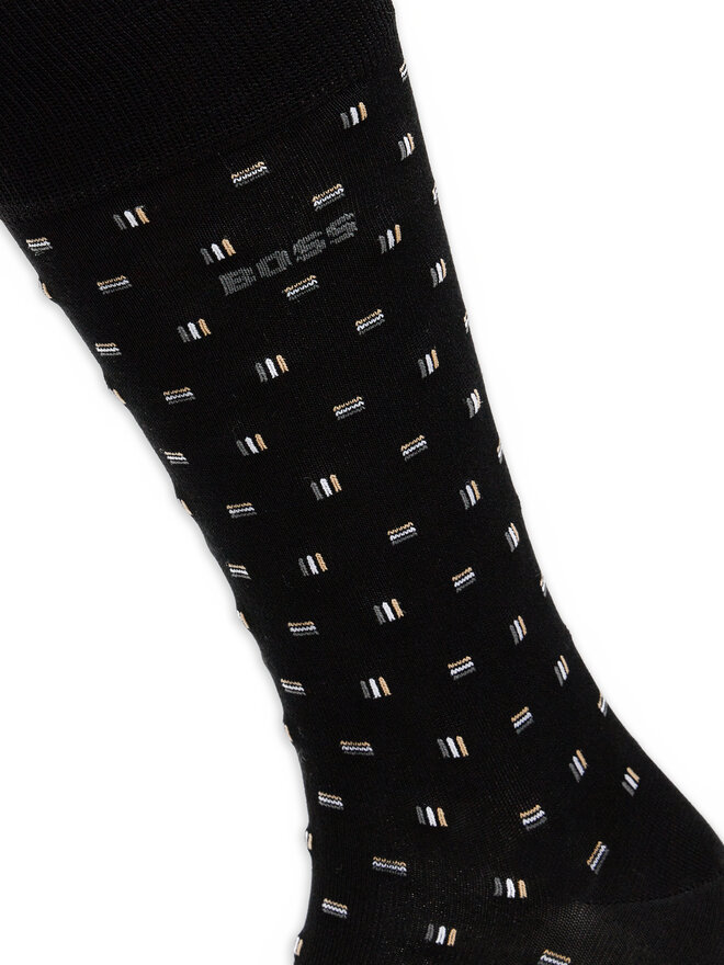 BOSS 2er-Set hohe Herrensocken BOSS 50524282 Schwarz