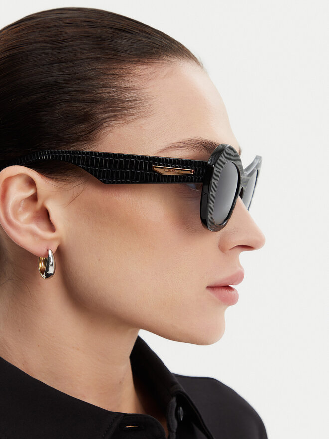 Trussardi Okulary przeciwsłoneczne Trussardi TSW9055 Czarny