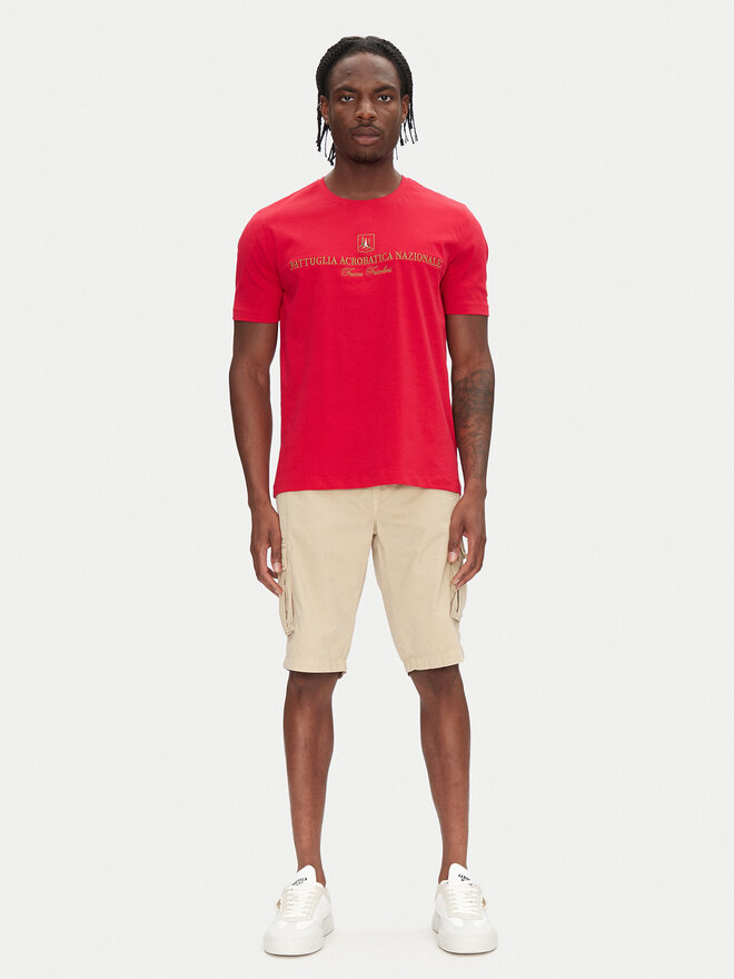 Aeronautica Militare Aeronautica Militare T-Shirt 251TS2410J592 Rot Regular Fit