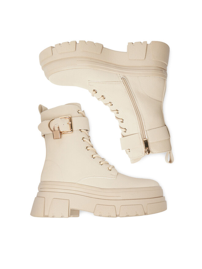 DeeZee Botines planos DeeZee 60165-6 Beis