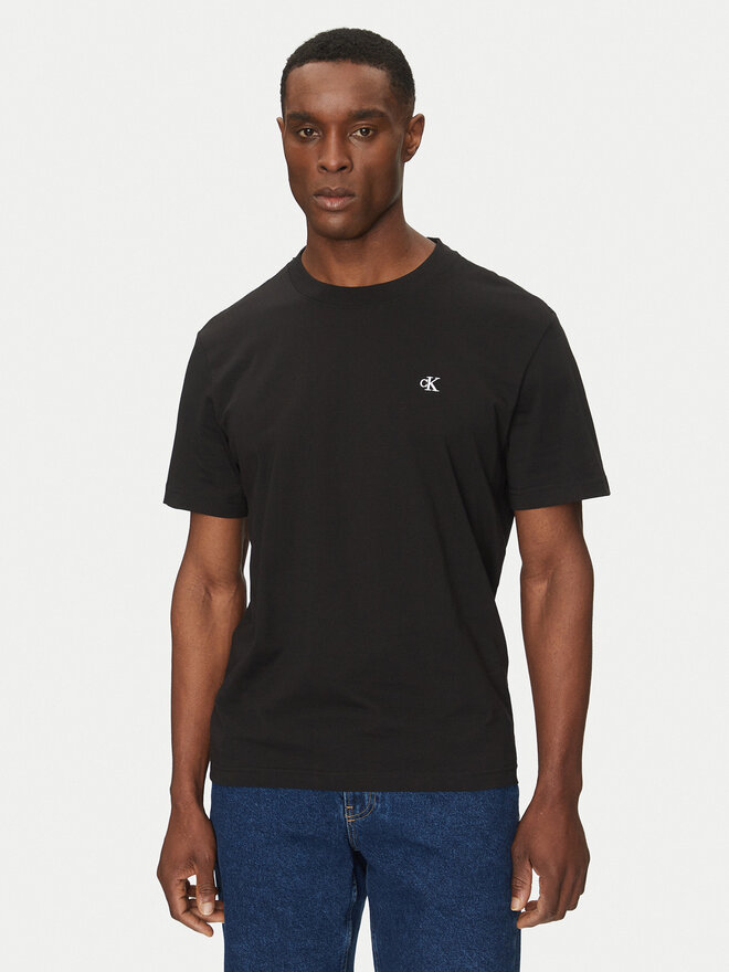 Calvin Klein Jeans Calvin Klein Jeans Camiseta Serif Font Graphic J30J327473 Negro Regular Fit