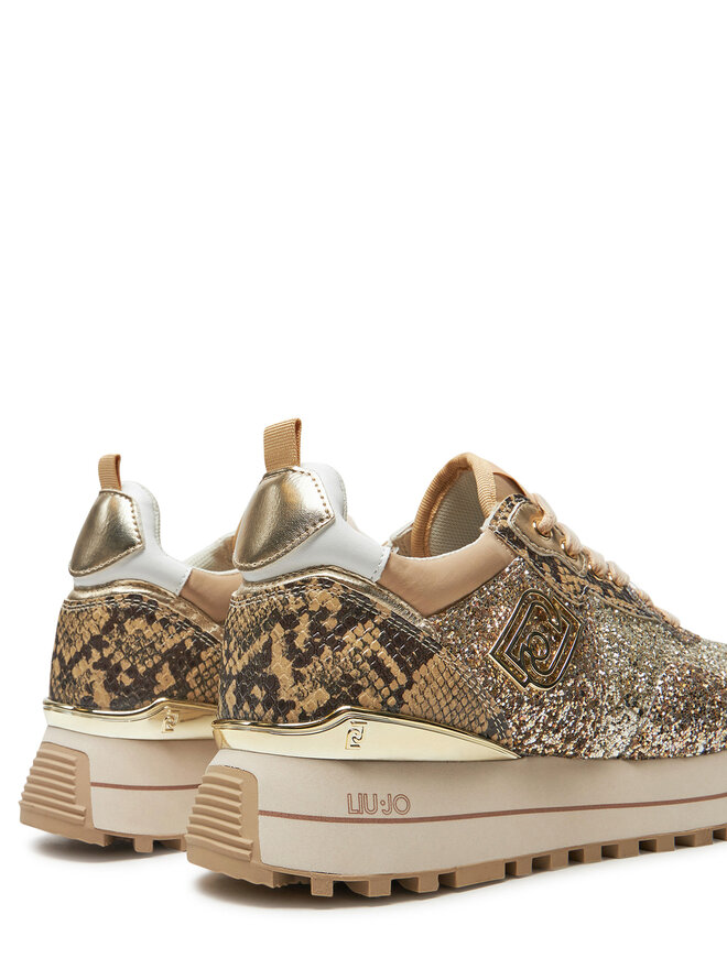 Liu Jo Sneakersy Liu Jo Maxi Wonder 01 BF4001 TX007 Złoty