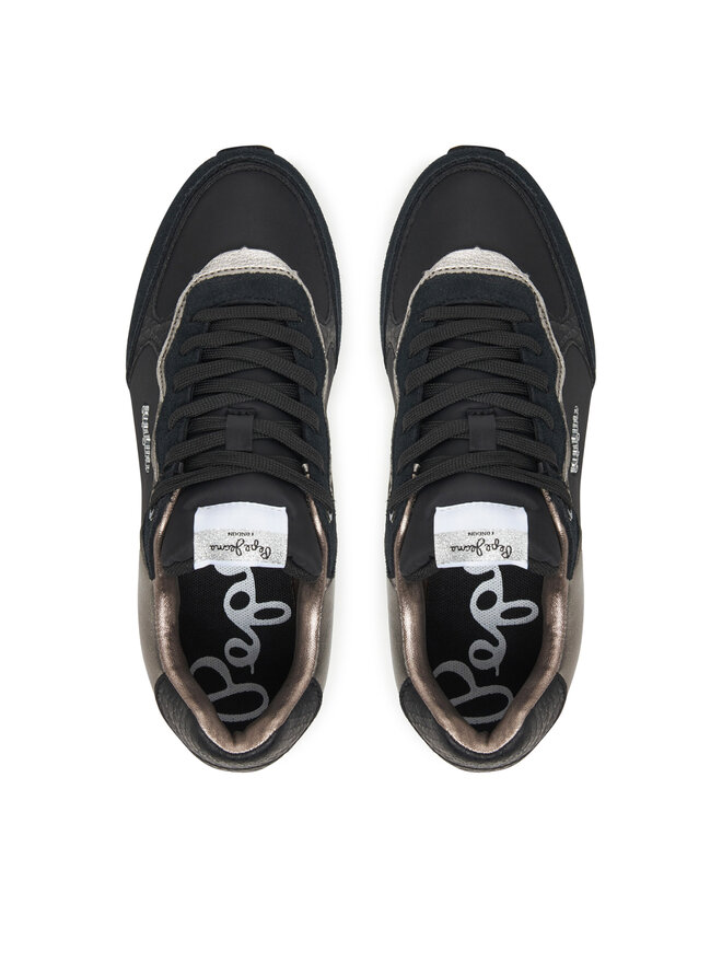 Pepe Jeans Снікерcи Pepe Jeans Rusper Glam W PLS600008 Чорний