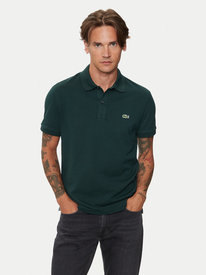Lacoste Lacoste Polo majica PH4012 Zelena Slim Fit