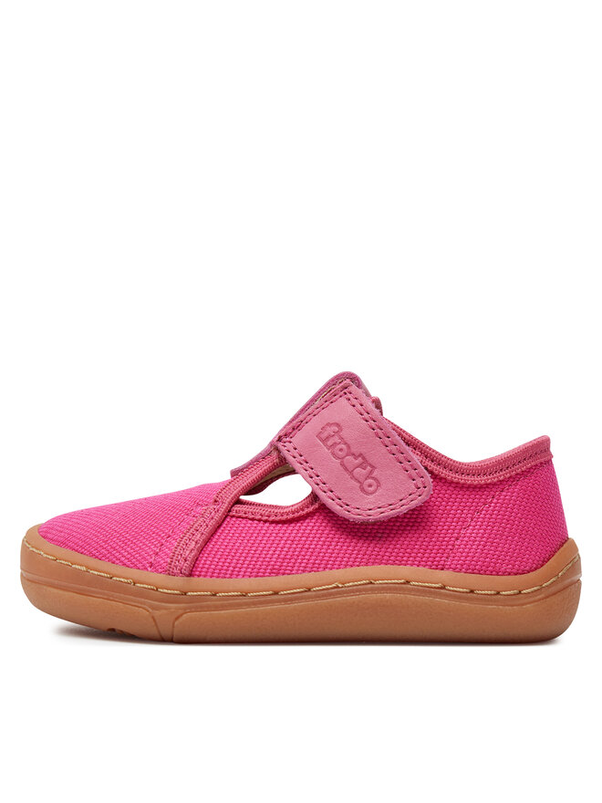 Froddo Tenis superge Froddo Barefoot Canvas T G1700380-2 M Roza