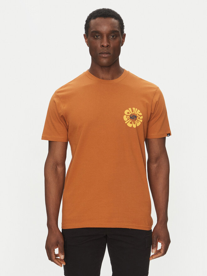 Quiksilver Quiksilver Majica EQYZT08036 Rjava Regular Fit