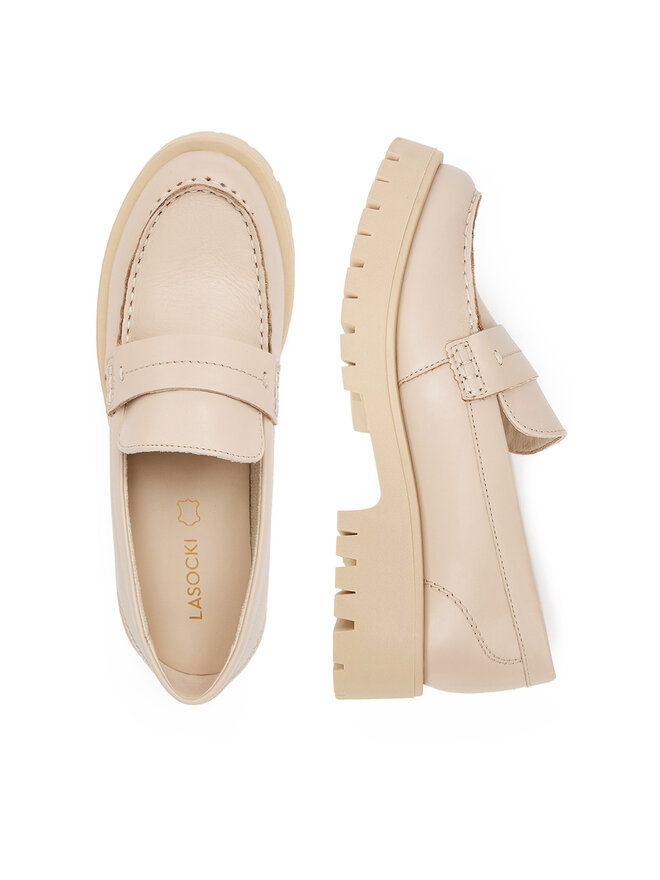 Lasocki Loafersy Lasocki ARC-BEA-02 Béžová