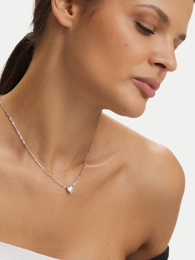 Guess Намисто Guess JUBN06 087JW Срібний