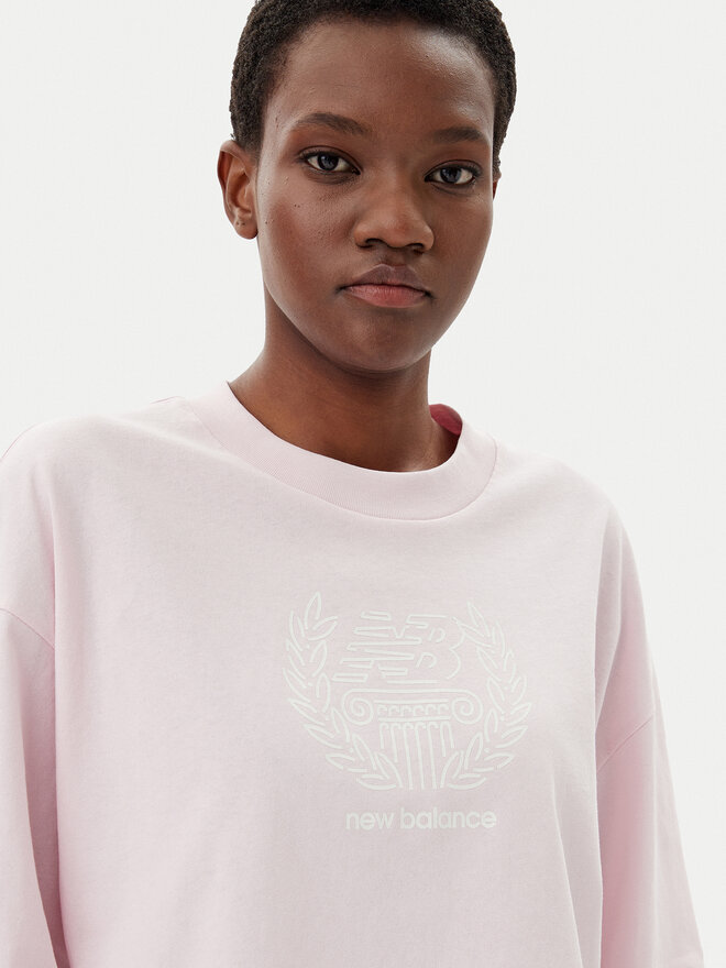 New Balance New Balance Camiseta WT51935 Rosa Oversize