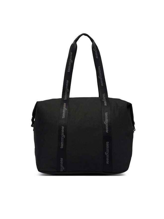 Tommy Jeans Handtasche Tommy Jeans Tjw Ess Daily Tote AW0AW19039 Schwarz