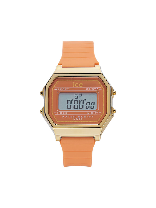 Ice-Watch Ročna ura Ice-Watch Digit Retro 22052 Oranžna
