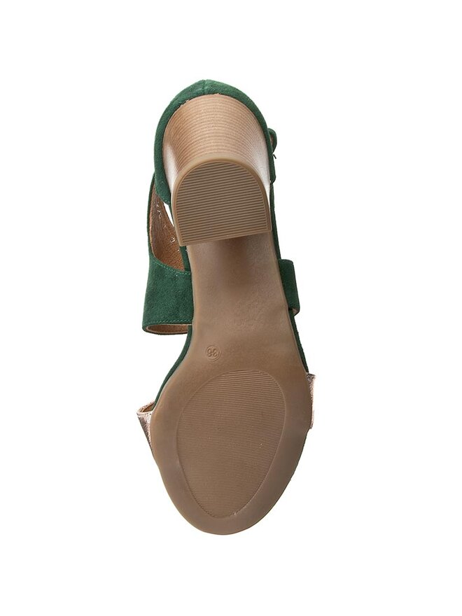 Ann Mex Sandały Ann Mex 8000 13W+02SRD Zielony