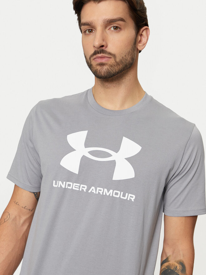 Under Armour Under Armour T-Shirt Ua Sportstyle Logo Update Ss 1382911 Grau Loose Fit