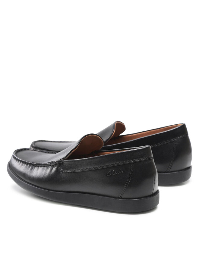 Clarks Mokasini Clarks Ferius Creek 261596287 Črna