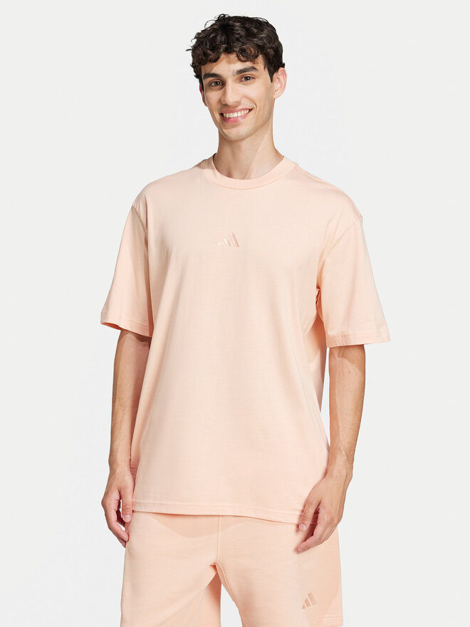 adidas adidas T-Shirt Zwide Graphic JD5828 Korallenfarben Loose Fit