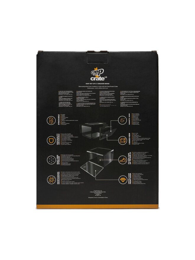 Crep Protect Shoe Crates - Scatole Impilabili Per Sneakers | Con Porte Magnetiche, Protezione UV, Per Collezioni - Foto 3